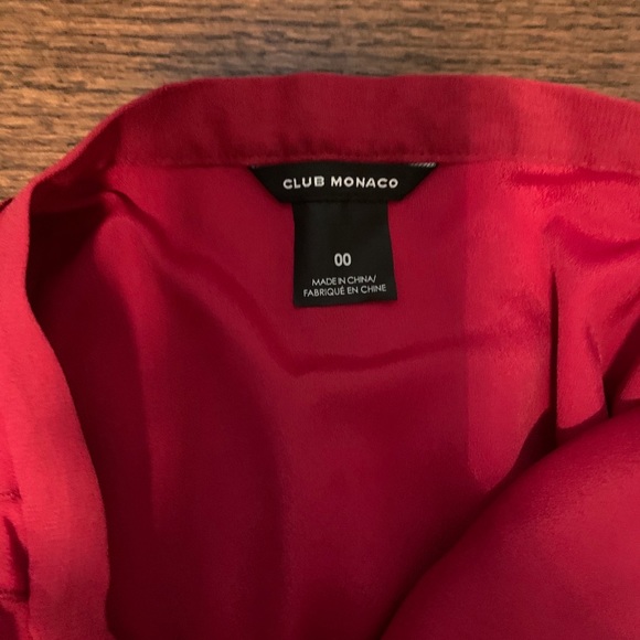 Club Monaco Red Ruffle Skirt - Picture 3 of 3